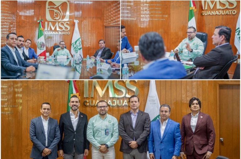 Fortalecen IMSS Guanajuato y sector empresarial lazos de colaboración por salud de personas trabajadoras