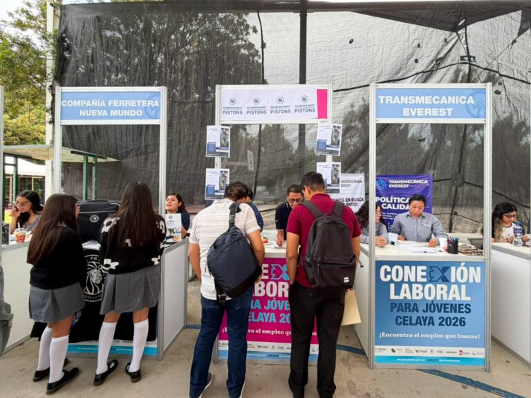 Conexión Laboral acerca más de 770 oportunidades de empleo a las juventudes de Celaya