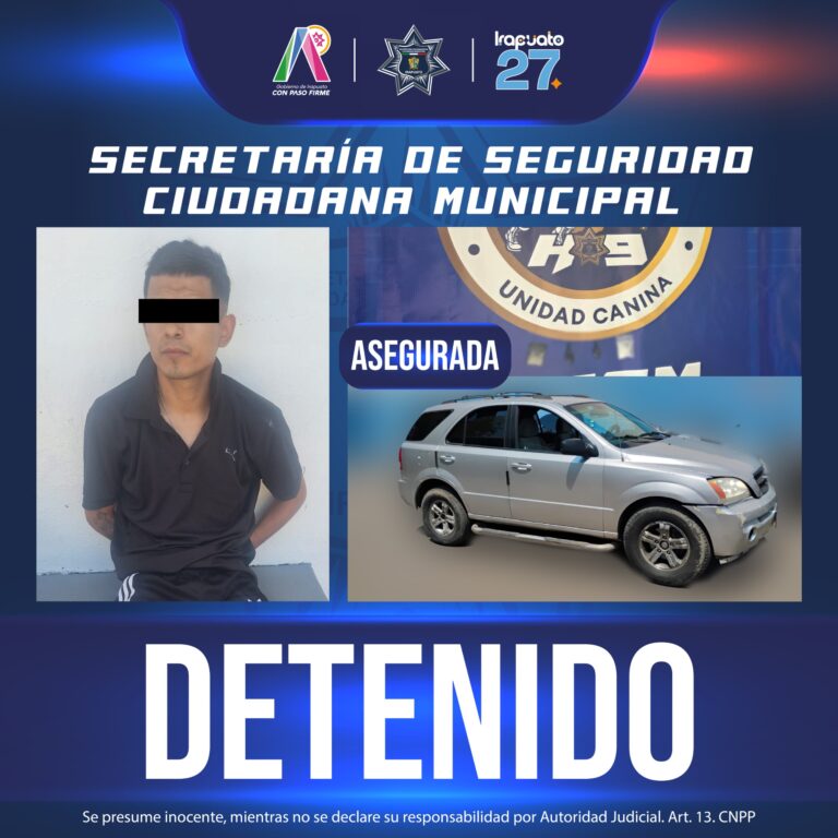 Detienen a uno de los más buscados por  “cristalazos” en Irapuato