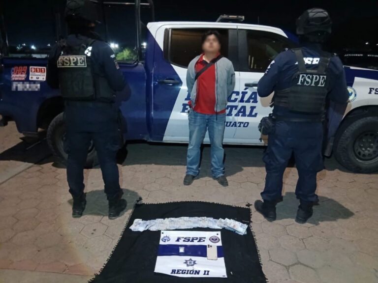 Detienen a un joven con droga en San Miguel de Allende