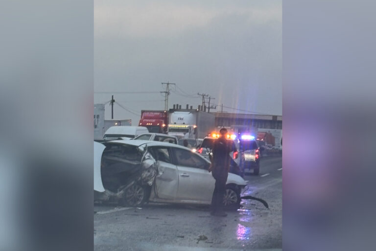 Choque entre cuatro vehículos deja afectaciones en la Irapuato-Silao