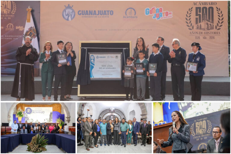 Conmemoran 500 Años de Acámbaro; Gobernadora reitera su apertura al diálogo