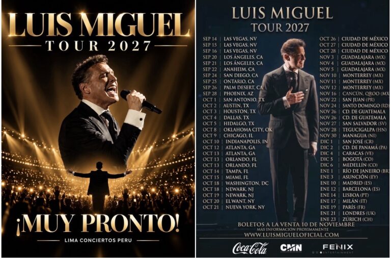 ¡LUIS MIGUEL REGRESA A LOS ESCENARIOS EN 2027!