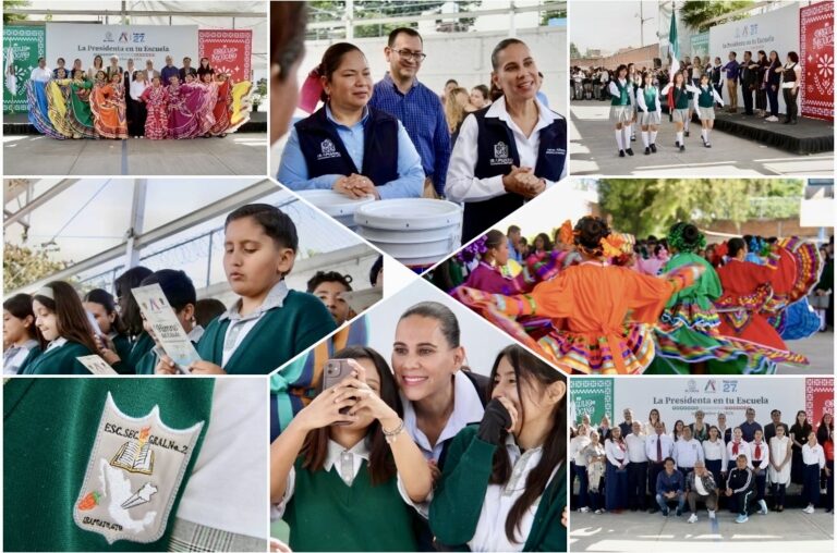 IMPULSA LORENA ALFARO EL PROGRAMA ‘PRESIDENTA EN TU ESCUELA’ EN LA SECUNDARIA RICARDO FLORES MAGÓN