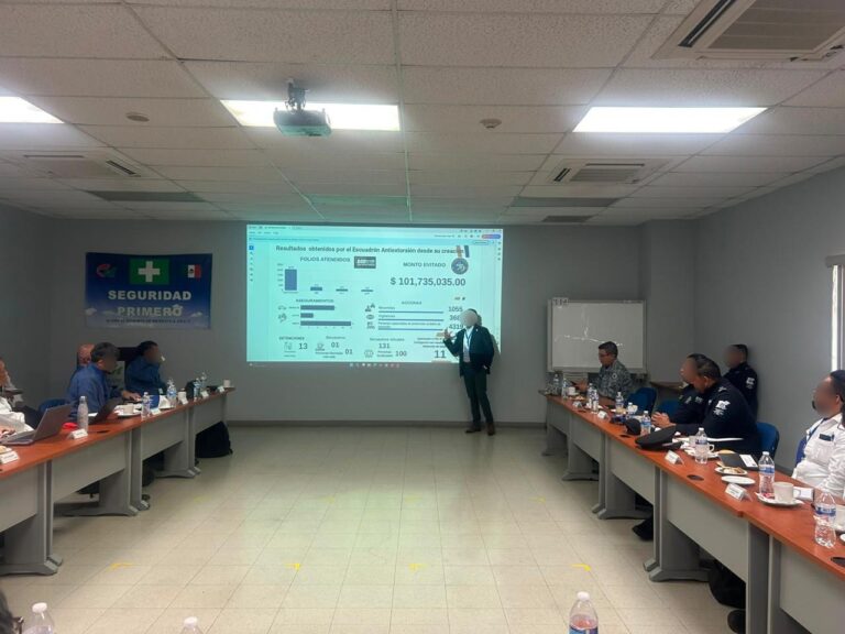 Escuadrón Antiextorsión fortalece prevención con empresas del sector productivo de Guanajuato