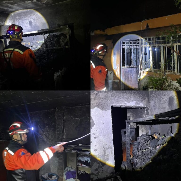 Rayo provoca incendio en vivienda de El Llanito, Irapuato; no hay lesionados