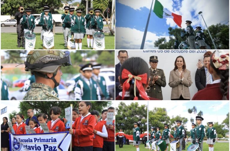 ARRANCA MES DE OCTUBRE CON ACTO CÍVICO EN IRAPUATO