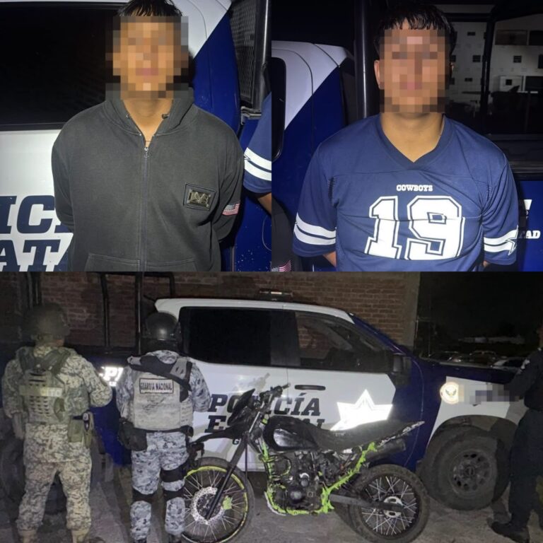 Aseguran tres armas y detienen a dos jóvenes en operativos de la FSPE en Celaya y Villagrán